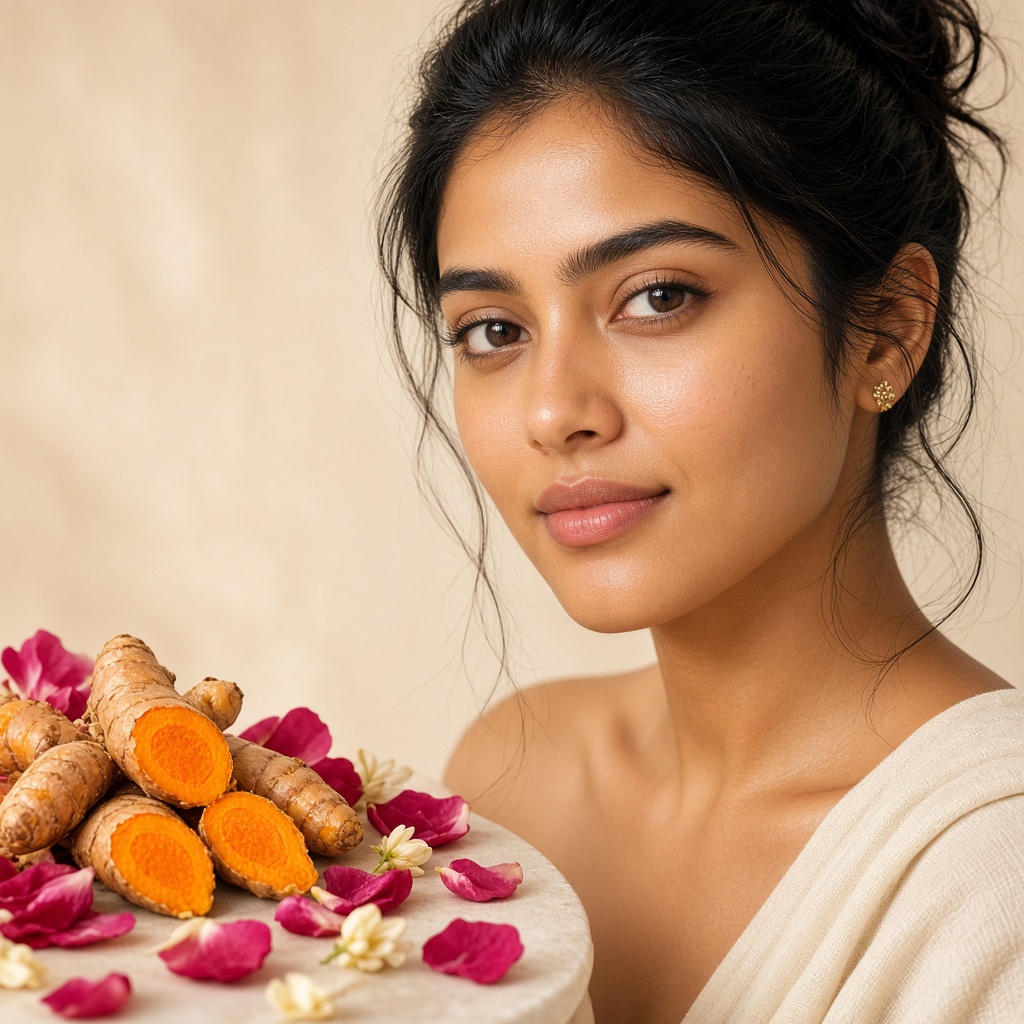 Natural glow and wellness beauty